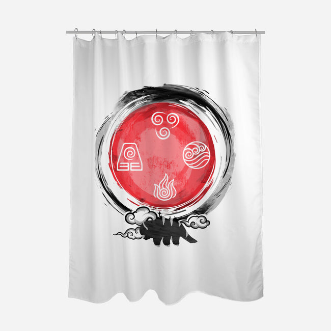 Flying Bison Appa-none polyester shower curtain-constantine2454