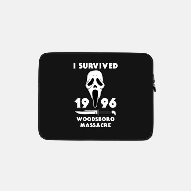 I Survived-none zippered laptop sleeve-Melonseta