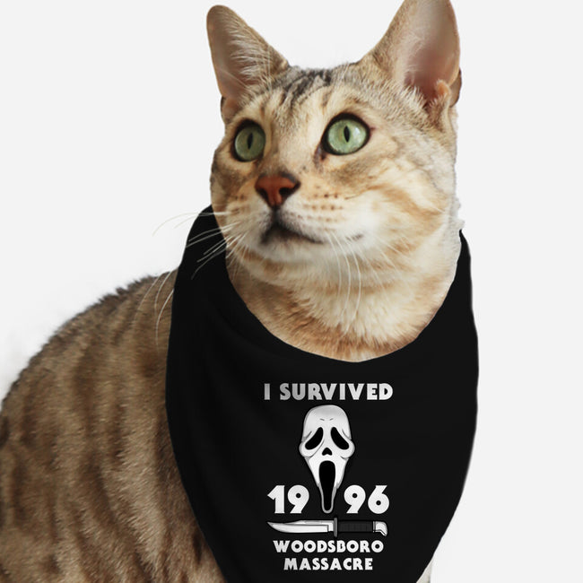 I Survived-cat bandana pet collar-Melonseta