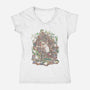 Safe Space-womens v-neck tee-Disha Lu