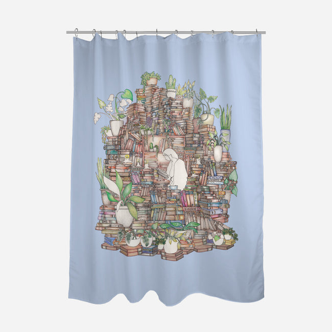 Safe Space-none polyester shower curtain-Disha Lu