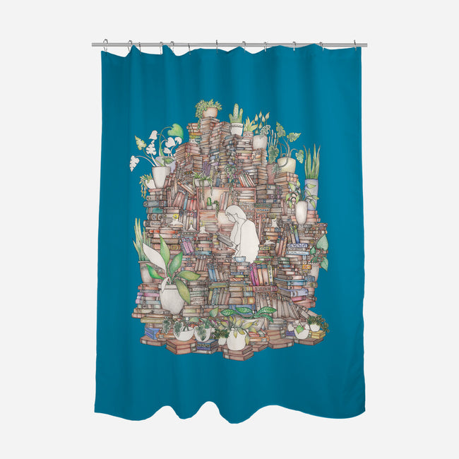 Safe Space-none polyester shower curtain-Disha Lu