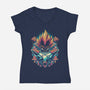 The Proud Prince-womens v-neck tee-glitchygorilla