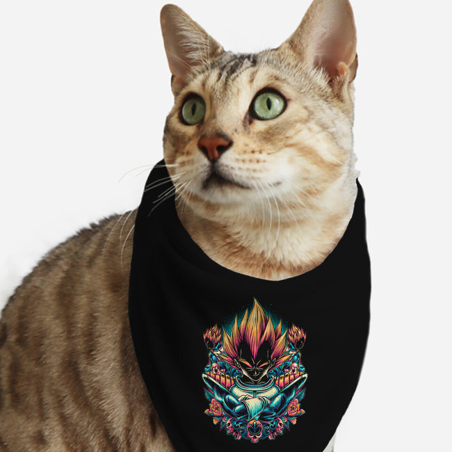 The Proud Prince-cat bandana pet collar-glitchygorilla