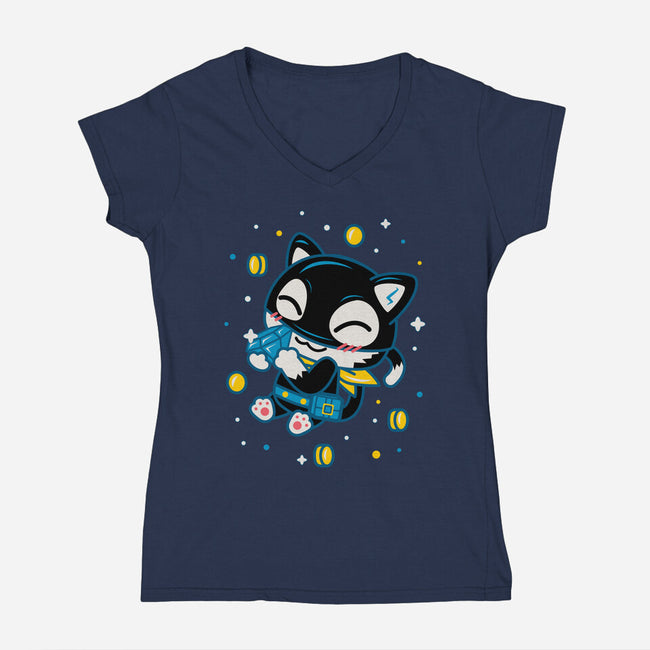 Treasure-womens v-neck tee-Domii