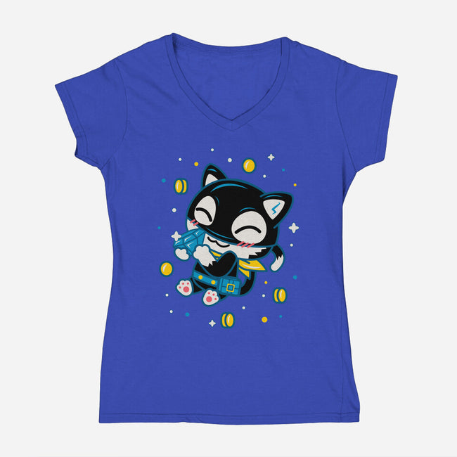 Treasure-womens v-neck tee-Domii