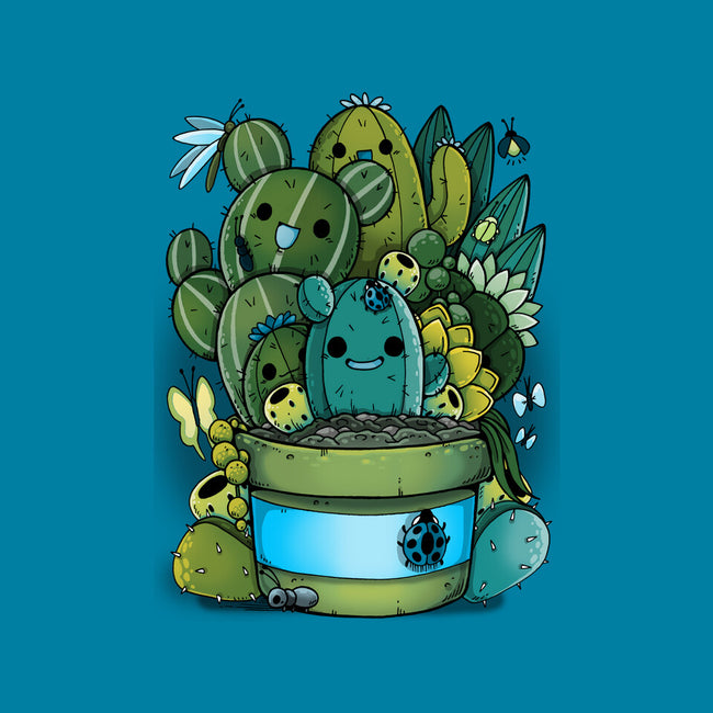 Cactus Succulents-womens basic tee-Vallina84