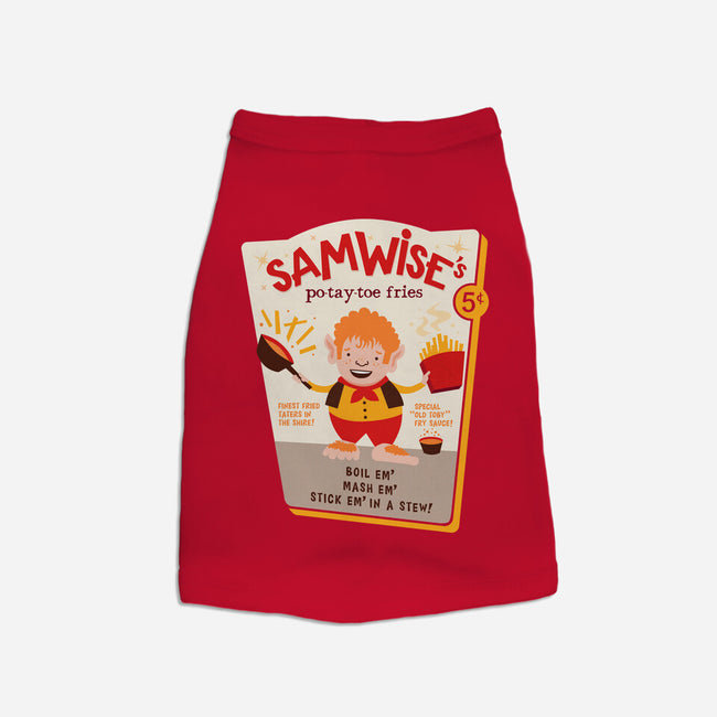 Samwise Fries-dog basic pet tank-hbdesign