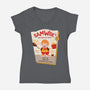Samwise Fries-womens v-neck tee-hbdesign