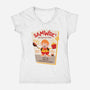 Samwise Fries-womens v-neck tee-hbdesign