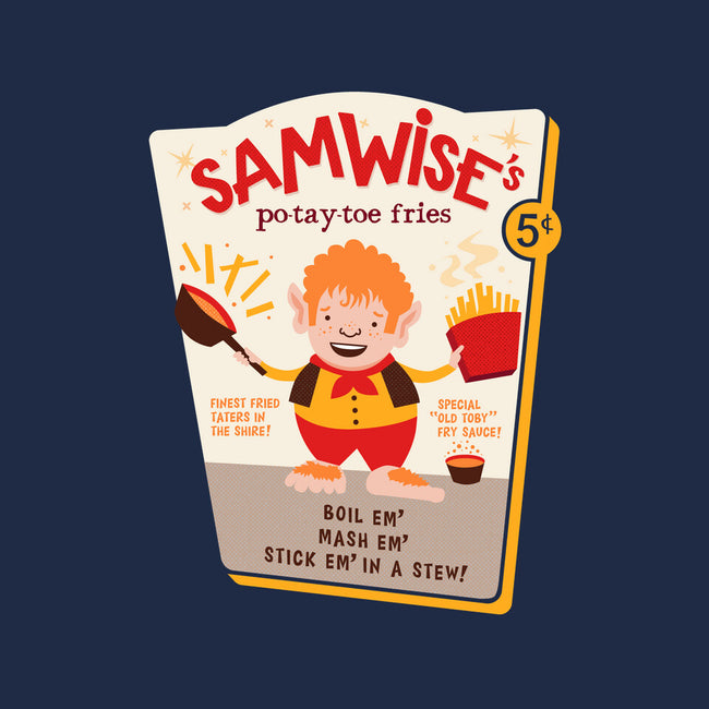 Samwise Fries-none glossy sticker-hbdesign