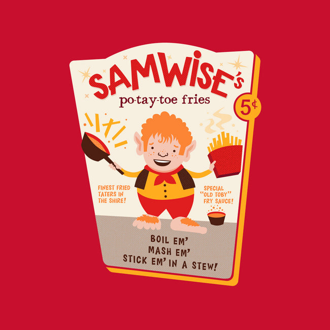Samwise Fries-none removable cover w insert throw pillow-hbdesign