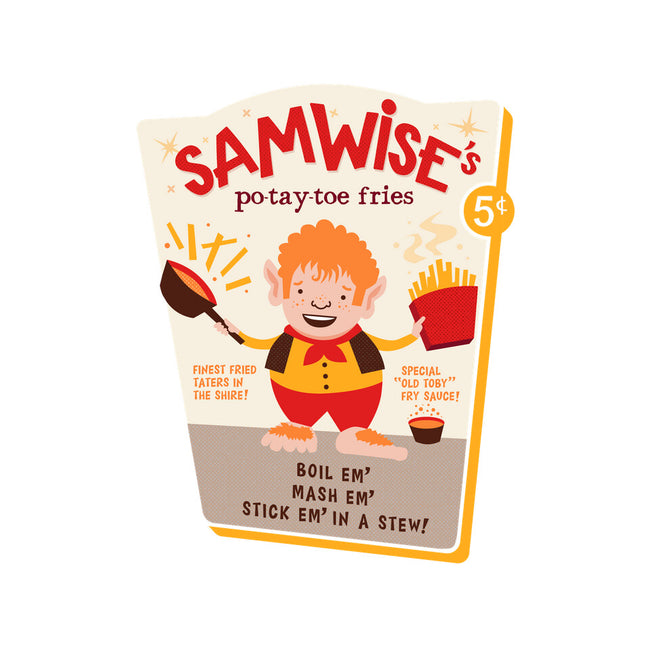 Samwise Fries-none polyester shower curtain-hbdesign