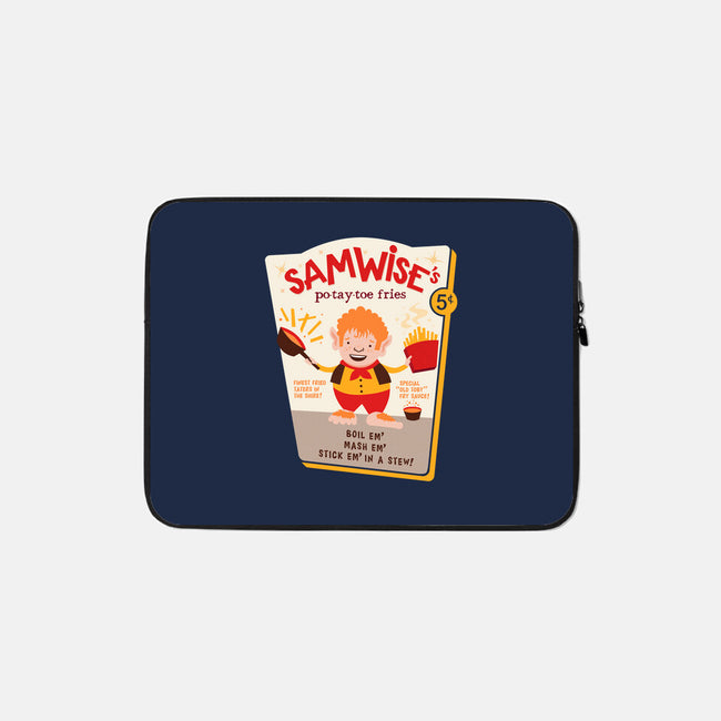 Samwise Fries-none zippered laptop sleeve-hbdesign