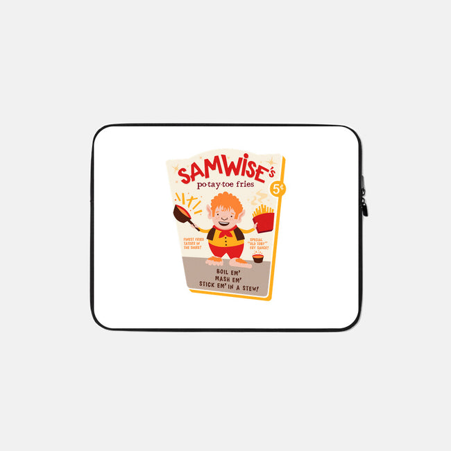 Samwise Fries-none zippered laptop sleeve-hbdesign