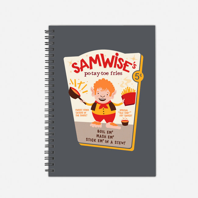 Samwise Fries-none dot grid notebook-hbdesign