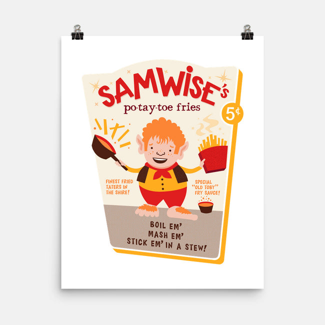 Samwise Fries-none matte poster-hbdesign