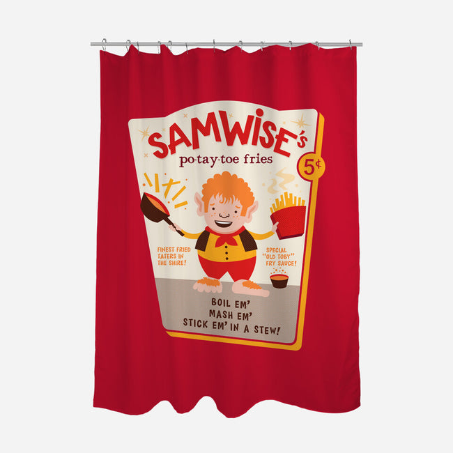 Samwise Fries-none polyester shower curtain-hbdesign