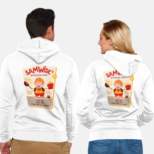 Samwise Fries-unisex zip-up sweatshirt-hbdesign