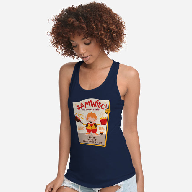 Samwise Fries-womens racerback tank-hbdesign