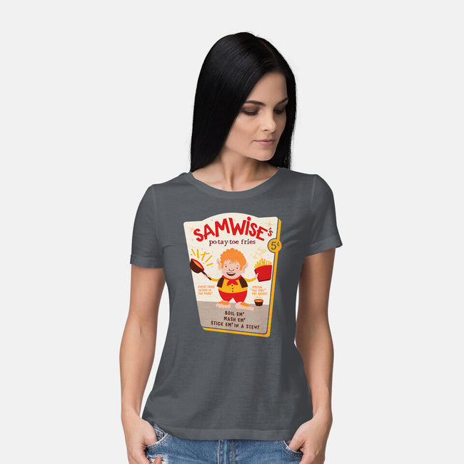 Samwise Fries-womens basic tee-hbdesign