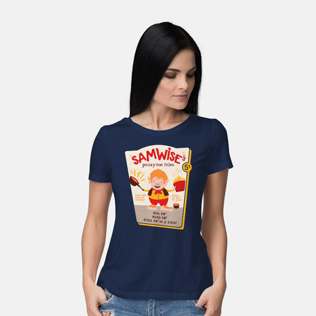 Samwise Fries-womens basic tee-hbdesign