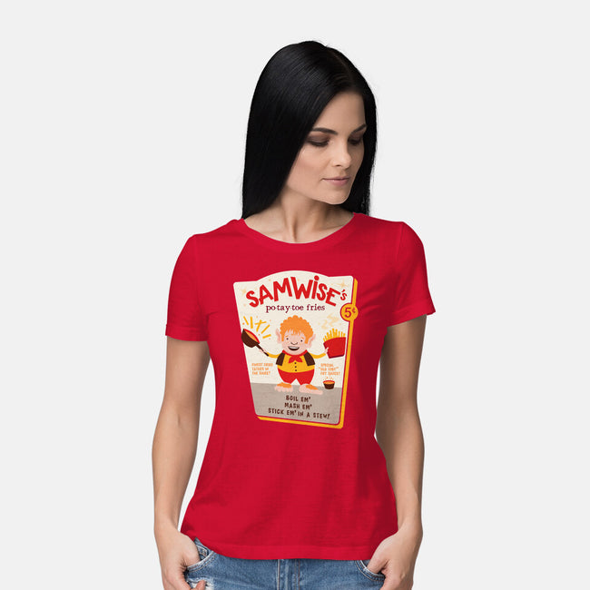 Samwise Fries-womens basic tee-hbdesign