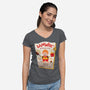 Samwise Fries-womens v-neck tee-hbdesign