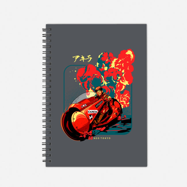 Neo Tokyo War-none dot grid notebook-heydale