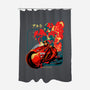 Neo Tokyo War-none polyester shower curtain-heydale