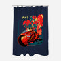 Neo Tokyo War-none polyester shower curtain-heydale