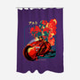 Neo Tokyo War-none polyester shower curtain-heydale