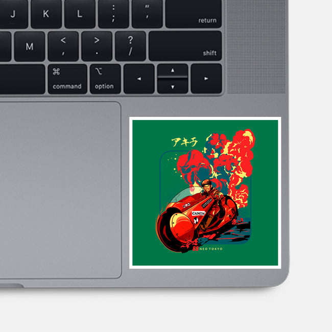 Neo Tokyo War-none glossy sticker-heydale