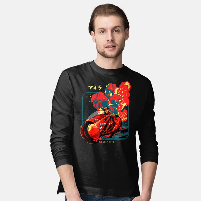 Neo Tokyo War-mens long sleeved tee-heydale