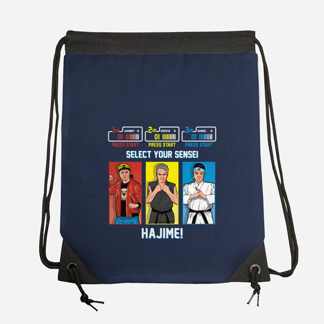 Select Your Sensei-none drawstring bag-Olipop
