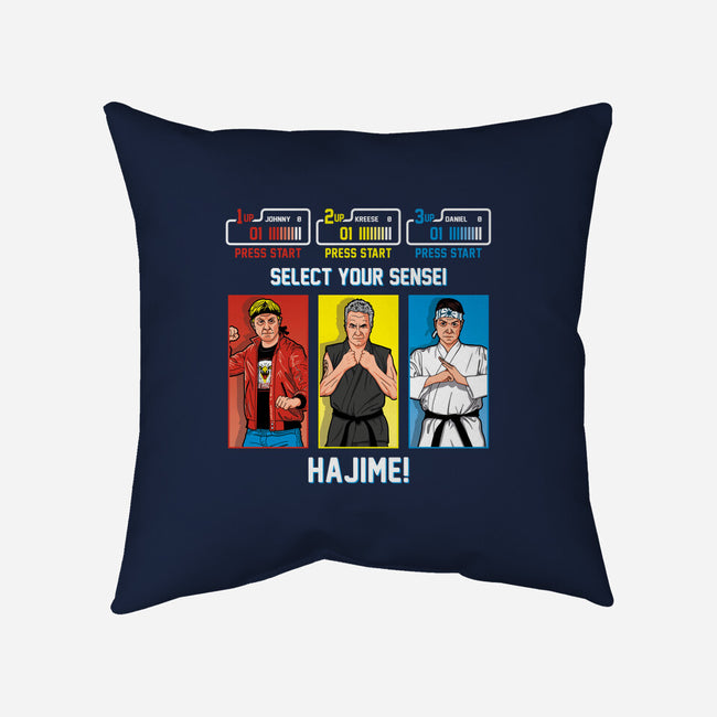 Select Your Sensei-none removable cover w insert throw pillow-Olipop