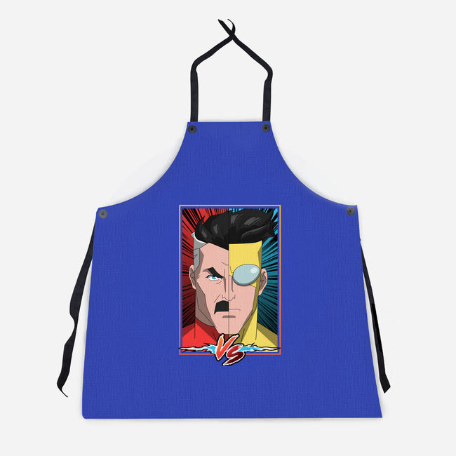 Father Vs. Son-unisex kitchen apron-Diegobadutees