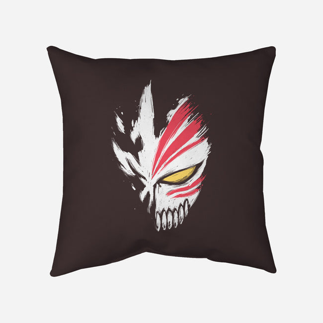 Hollow Mask-none non-removable cover w insert throw pillow-xMorfina