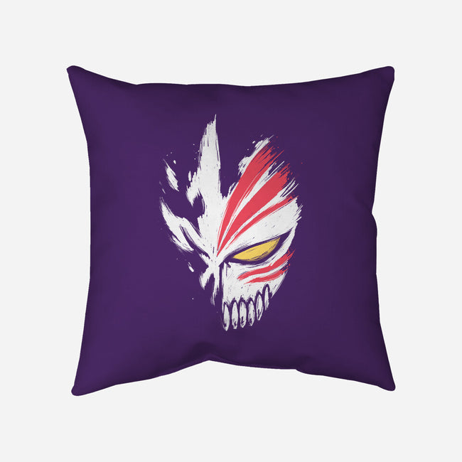 Hollow Mask-none removable cover w insert throw pillow-xMorfina