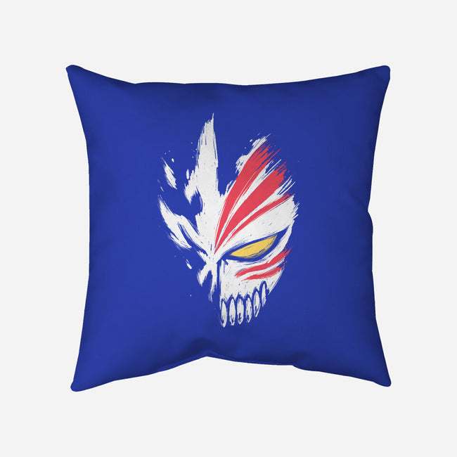 Hollow Mask-none removable cover w insert throw pillow-xMorfina
