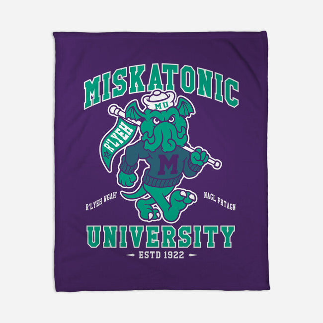 Miskatonic U-none fleece blanket-Nemons