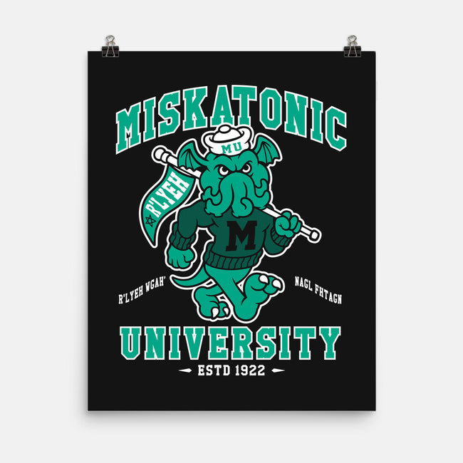 Miskatonic U-none matte poster-Nemons