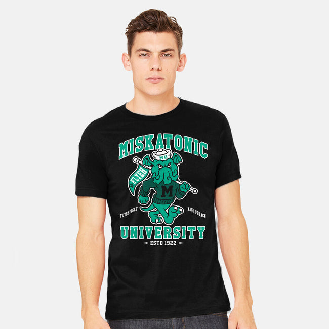 Miskatonic U-mens heavyweight tee-Nemons