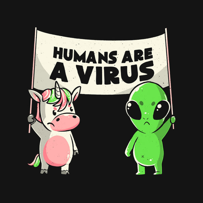 Humans Are A Virus-womens basic tee-eduely
