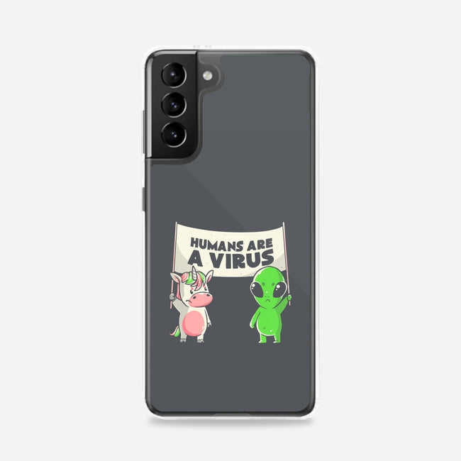 Humans Are A Virus-samsung snap phone case-eduely