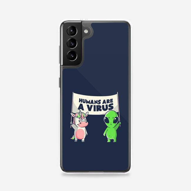 Humans Are A Virus-samsung snap phone case-eduely