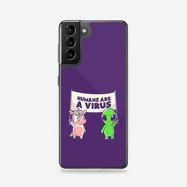 Humans Are A Virus-samsung snap phone case-eduely