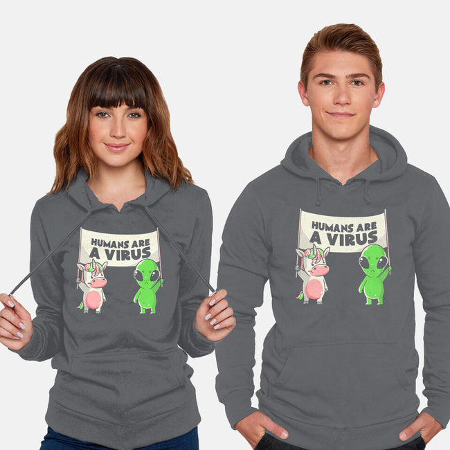 Humans Are A Virus-unisex pullover sweatshirt-eduely