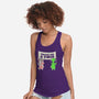 Humans Are A Virus-womens racerback tank-eduely