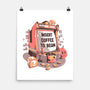 Insert Coffee To Begin-none matte poster-eduely